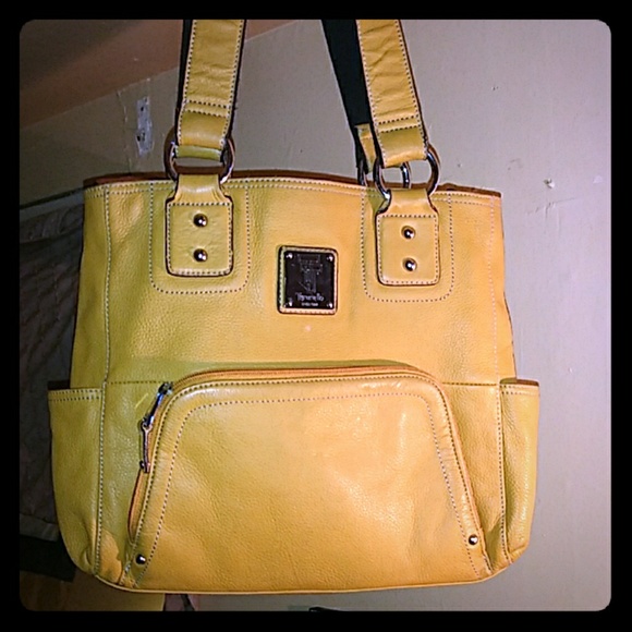 tignanello yellow purse